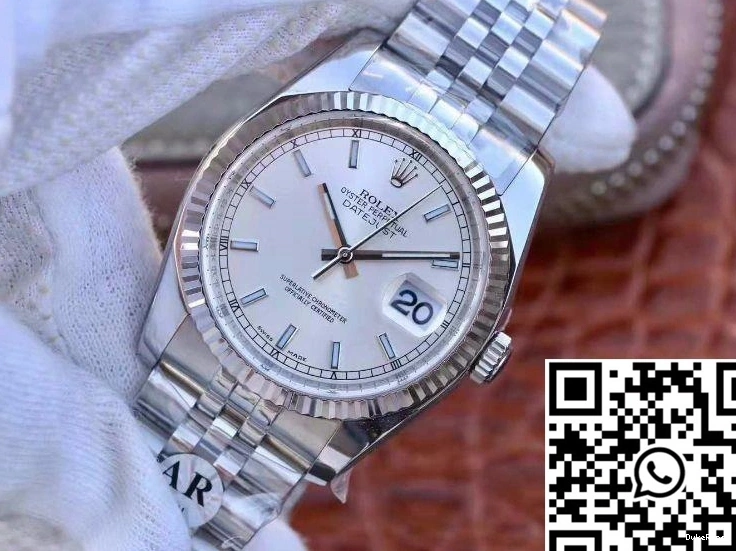 Silver 36MM AR 116234 V2 Dial Rolex Datejust Factory 1116